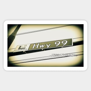 Highway 99, Lynnwood, Washington by Mistah Wilson Sticker